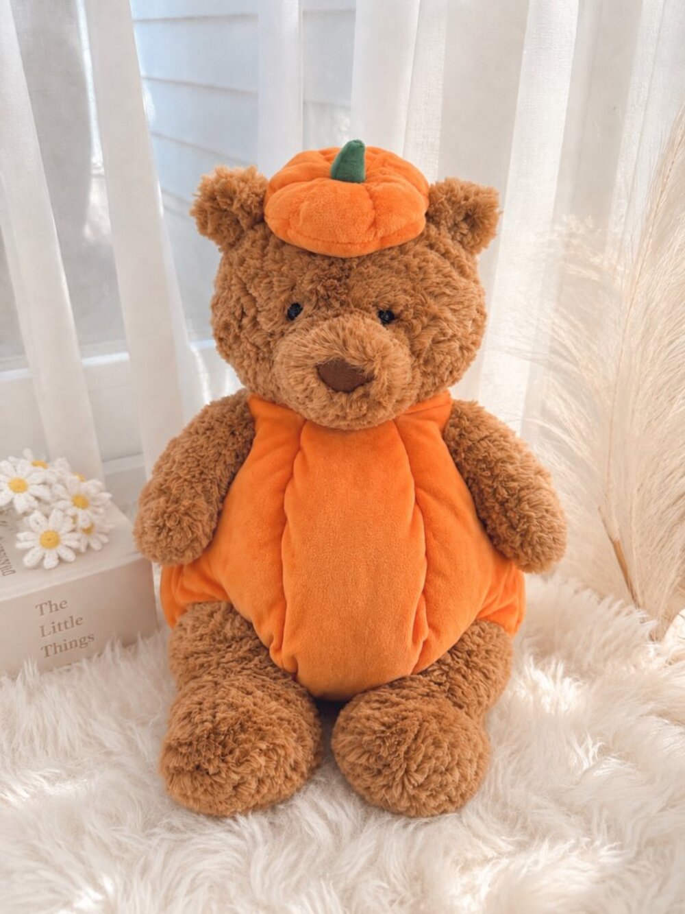 Large Bartholomew Bear Clothes - Pumpkin Costume